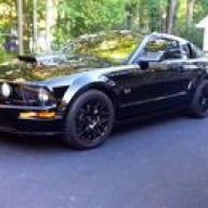 Mom's Black Stang