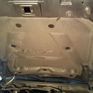 Hood Insulator..Before & After