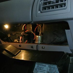 Silver Stang Interior