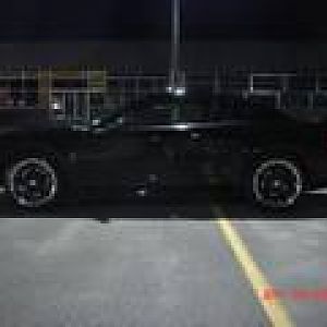 At night under the lights