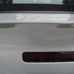 Body shop put stripes on too early. pulled off paint.