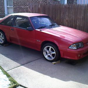 New Rims and Wheels 17" Nitto 555 in front and 17" Nitto 555r in rear