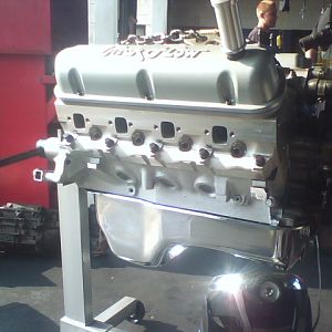 Working on the motor (old motor) 347 now in