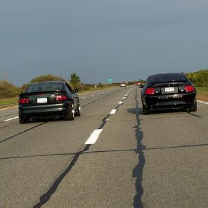 Who do you think won that race? Not the new edge. LOL