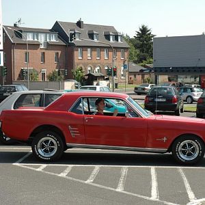 parking lot in germany at the "media markt"