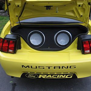 My insane stereo. Puts out 149dbs