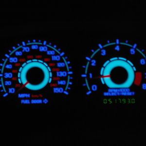 my new guages at night (jan/09)