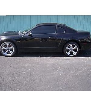 my 2001 Bullitt No. 2830 Ford Racing headers, Mac Pro Chamber H pipe O/R , SLP Loudmouth Exhaust, 373 , JBL CIA,