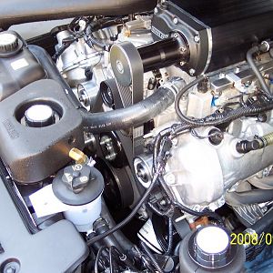 2.6H Kenne Bell and 8 rib belt set-up idlers and belt Tension er are Thumper RRRR