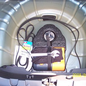 I went no place and blowing belts off till I got smart changed over to 8 rib and THUMPER RRRR BELT TENSIONER and saving weight with cobra spare tire c