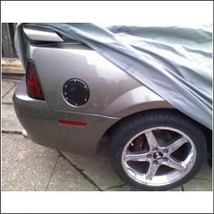 New bullit fuel door