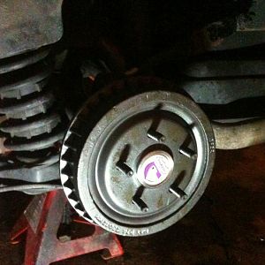 new 5lug drums and axles after install