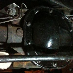 tried cleaning up the pumpkin after new axles got installed.