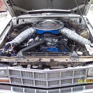 Boss 351 .030 over balanced and blueprinted with Ram Air.