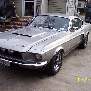 Unstored 1967 Shelby GT 500, it was painted back in 1974.