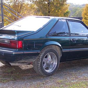 Getting ready for the local fall car show in the under construction class
