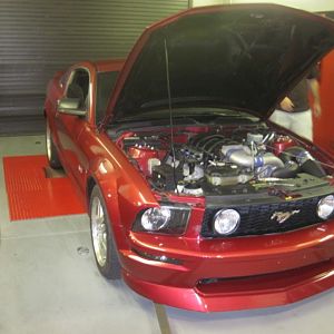 Kyle's Car on the Dyno