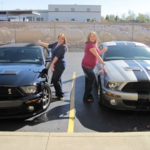 Jen and Catt's new Shelby's :)