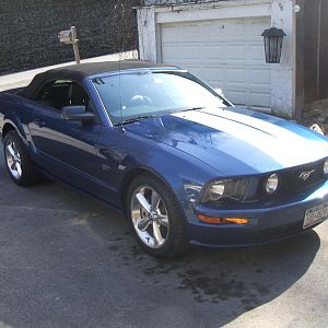 The oil stains on the driveway don't belong to the pony!