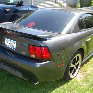 Another view of repaired side