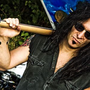 Me looking rather Cro Magnon-ish.