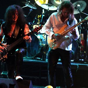 With my guitarist and friend of 26 years Gregg.