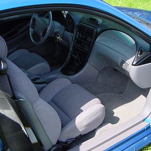 Mustang interior shot, yep that's it.