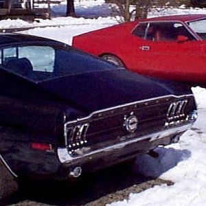 The project arrives. Lots of rust and bone under that shiney paint!