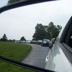 the group from Yonkers arriving at the show.