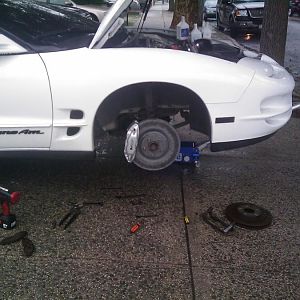 install in the rain thursday june 10th right before make a wish event lol