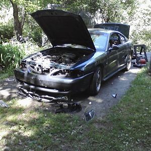 the corner that was torn up