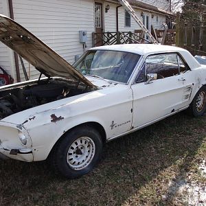 1967 GT 289ci 4 carb 3 speed with red interior