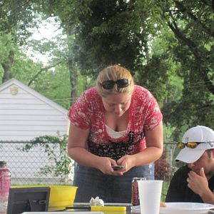 Me showing matt how to view NYM on his blackberry lol