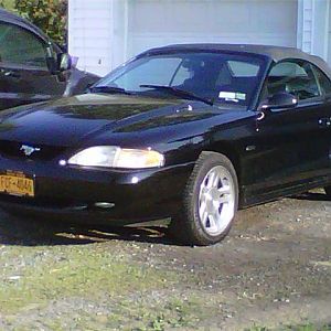 1998 mustang gt triple black