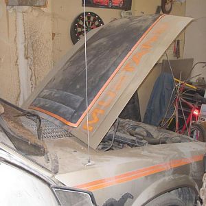 all original! she's a little dusty, been sitting since 1993!