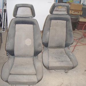 recaro seats, slight rip on driver side..