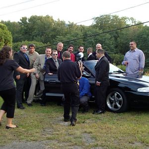 mustang wedding pics