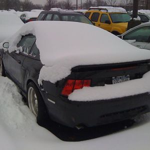 Snowed in Haha.. Didnt drive for weeks