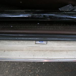 Clean inside doors..no rust