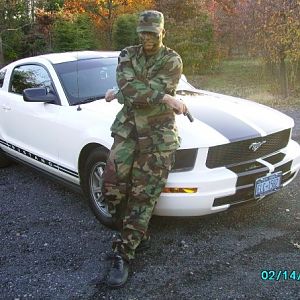 camo & a Stang, pretty bad ass combo