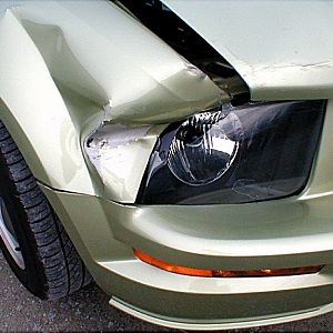 Front end damage