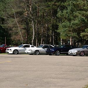 NYM Letchworth Fall 2010.  Not my photo, but a great shot of Blu with his friends.