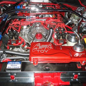 Interior Trimmed out in Chrome and Red