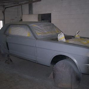 ready for paint elenor gray black stripes