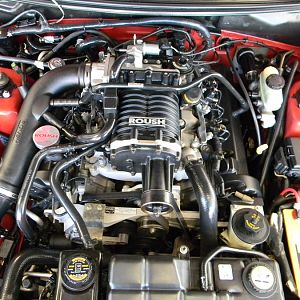 STOCK 0318 2002 Ford Mustang Roush RED 040