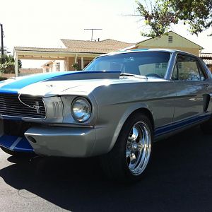 1966 MUSTANG 331 STROKER, CAM, 5 SPEED STICK,
650 HOLLY