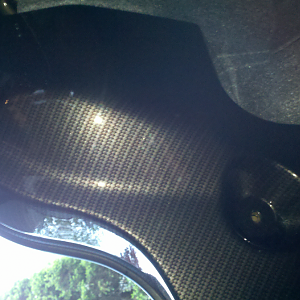 carbon fiber trunk liner