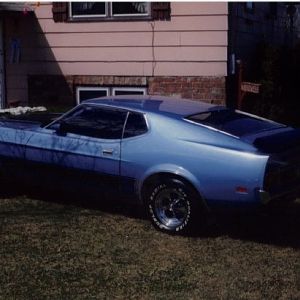 my 1st ever mustang, a 1973 mach 1