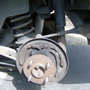 stock rear drum brakes