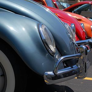 With other VW's at a recent show